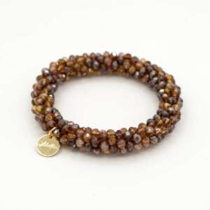 Stiekie Café Doré – Kralen Haarelastiek & Armband