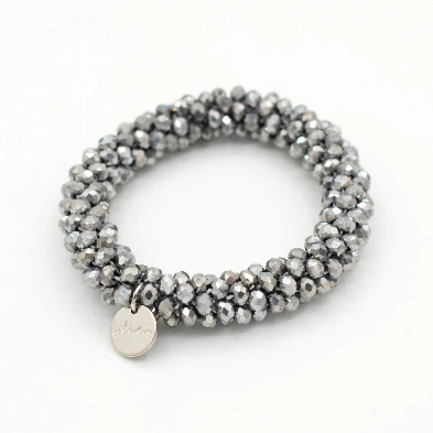 Stiekie Silver – Kralen Haarelastiek & Armband