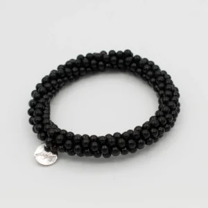 Stiekie Black Pearl – Parel Haarelastiek & Armband