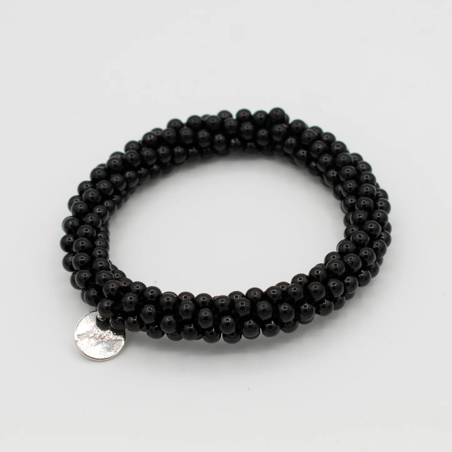Stiekie Black Pearl – Parel Haarelastiek & Armband
